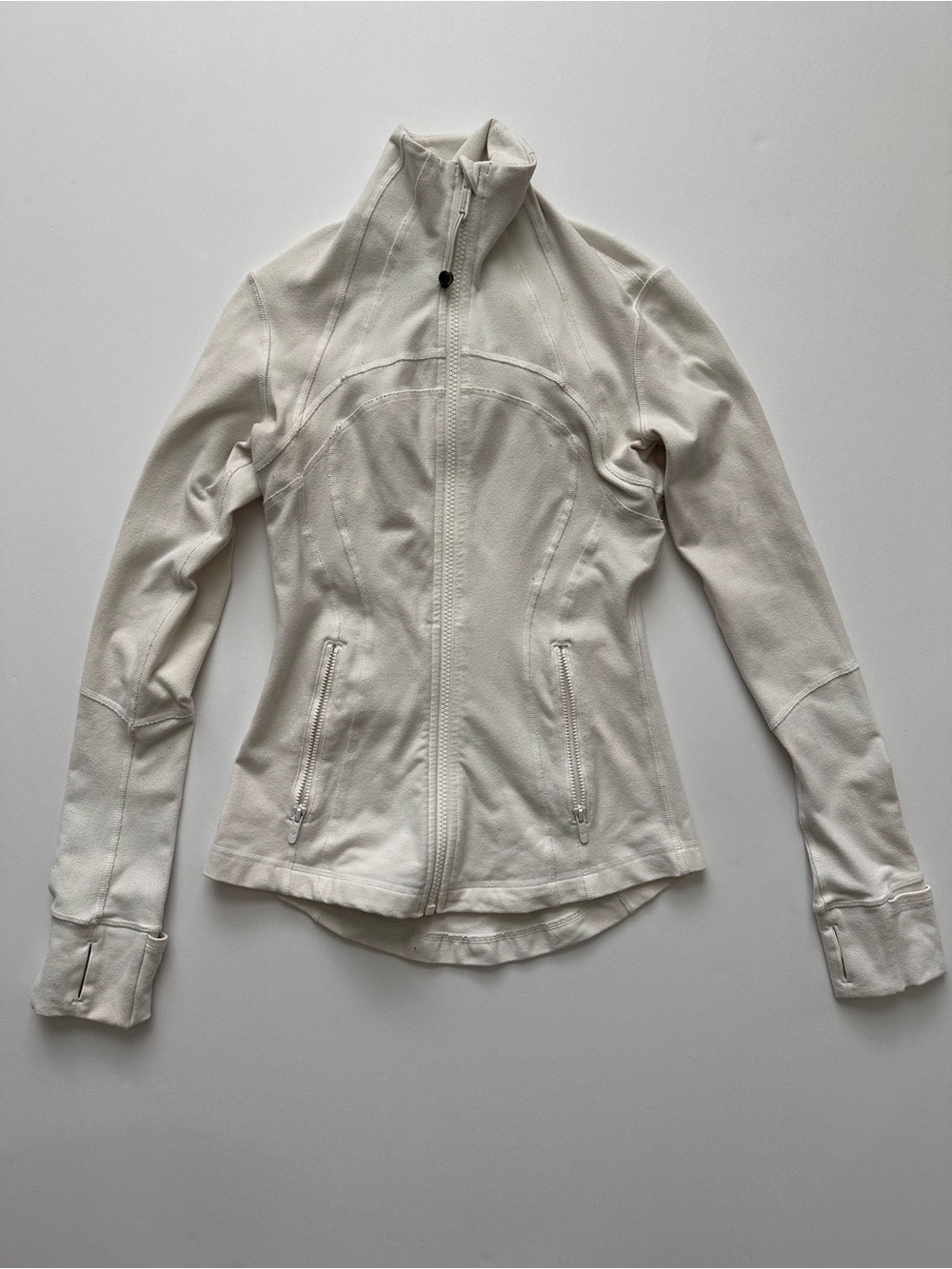 lululemon athletica Women's Zip-Up Jacket in Cream